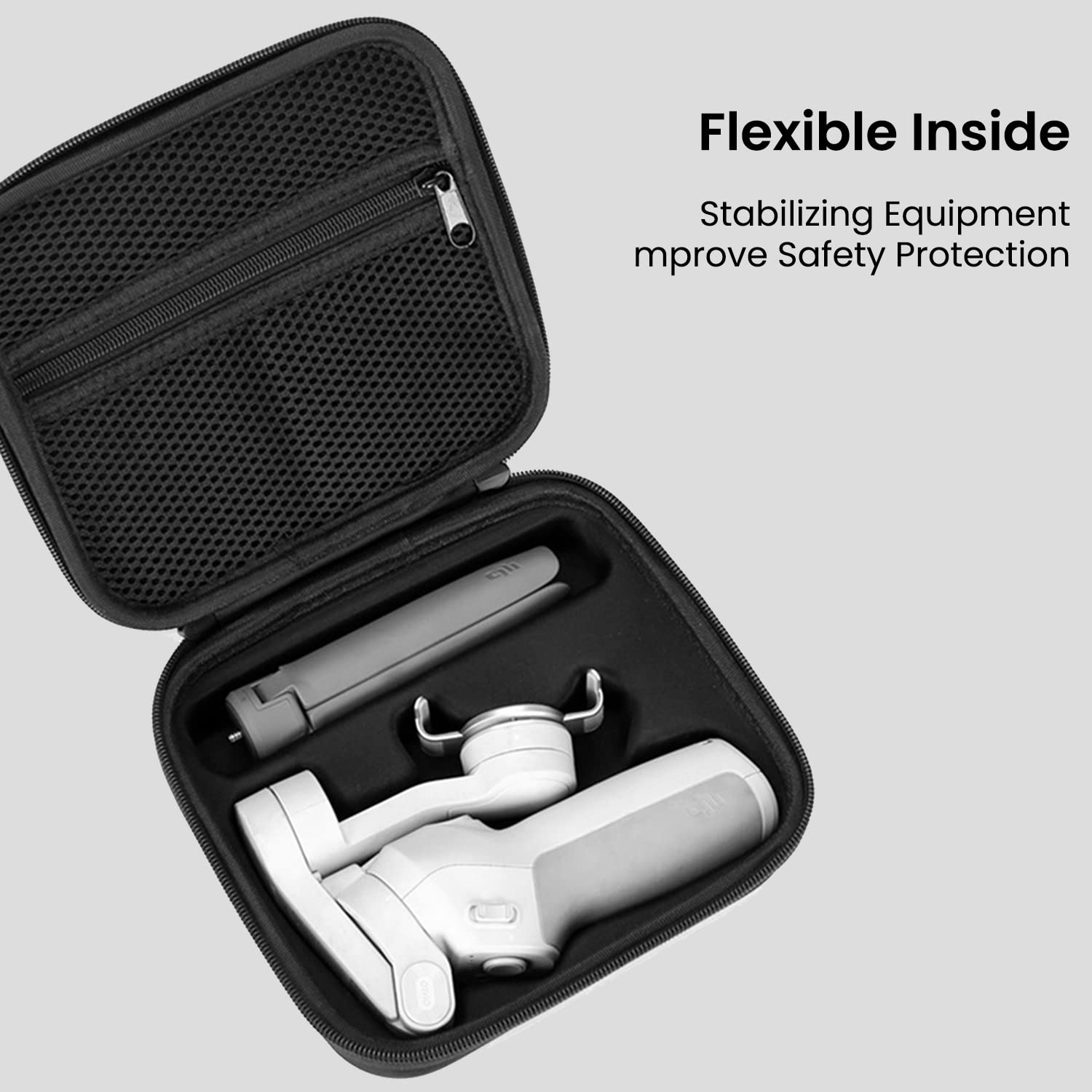 ZORBES Stabilizer Storage Bag for DJI Osmo Mobile 3,Hard Shell Portable Case Phone Stabilizer Carrying Case for DJI OSMO 4 SE for DJI osmo Mobile 3/ Mobile 4 / OM 4 SE and Accessories - Black ZORBES Stabilizer Storage Bag for DJI Osmo Mobile 3,Hard Shell Portable Case Phone Stabilizer Carrying Case for DJI OSMO 4 SE for DJI osmo Mobile 3/ Mobile 4 / OM 4 SE and Accessories - Black